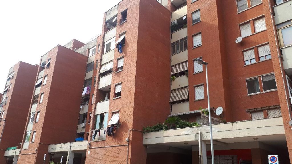 Le case Ater del quartiere del Villaggio Trieste