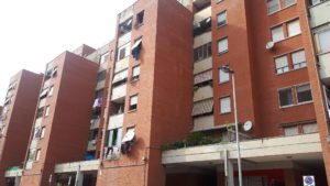 Le case Ater del quartiere del Villaggio Trieste