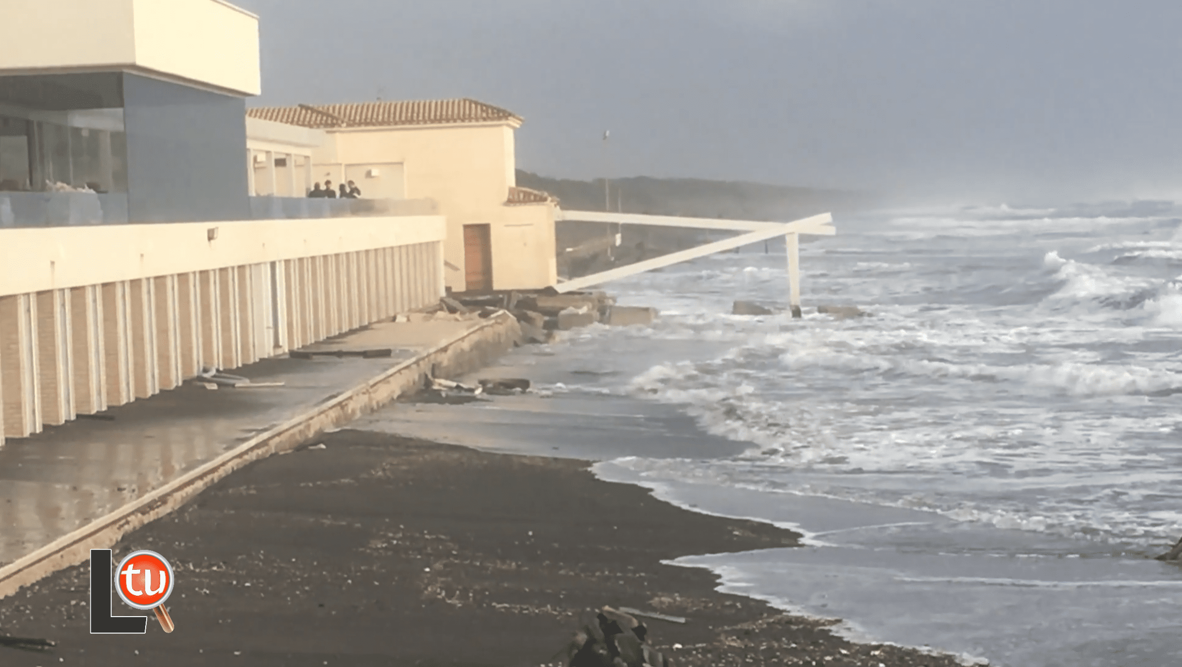 Erosione costiera sulle coste laziali