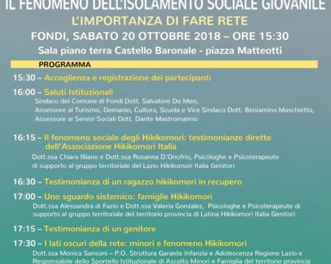 Seminario Hikikomori - Fondi 2018