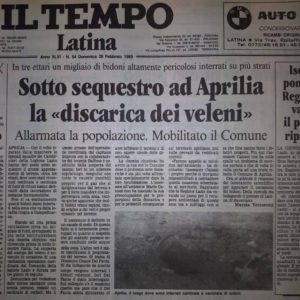 Articolo de Il Tempo, 1989