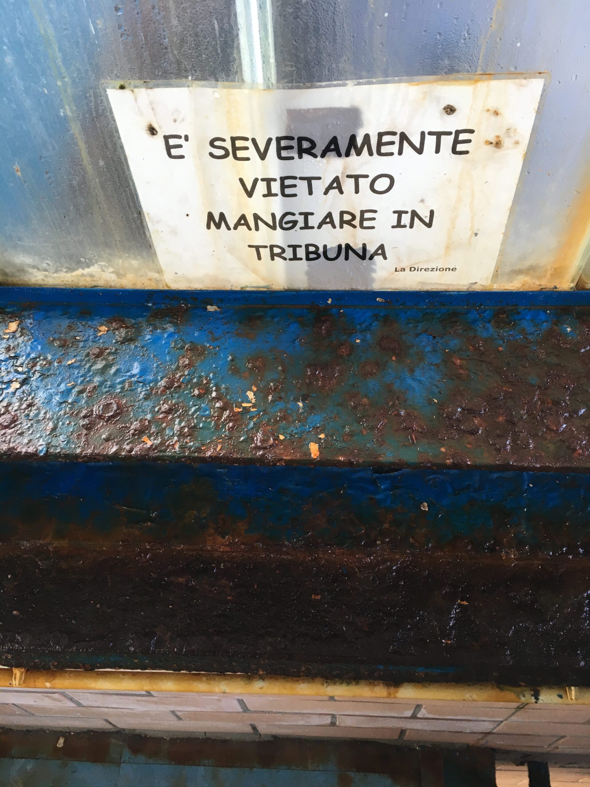 Piscina comunale di Latina. E voi mangereste?
