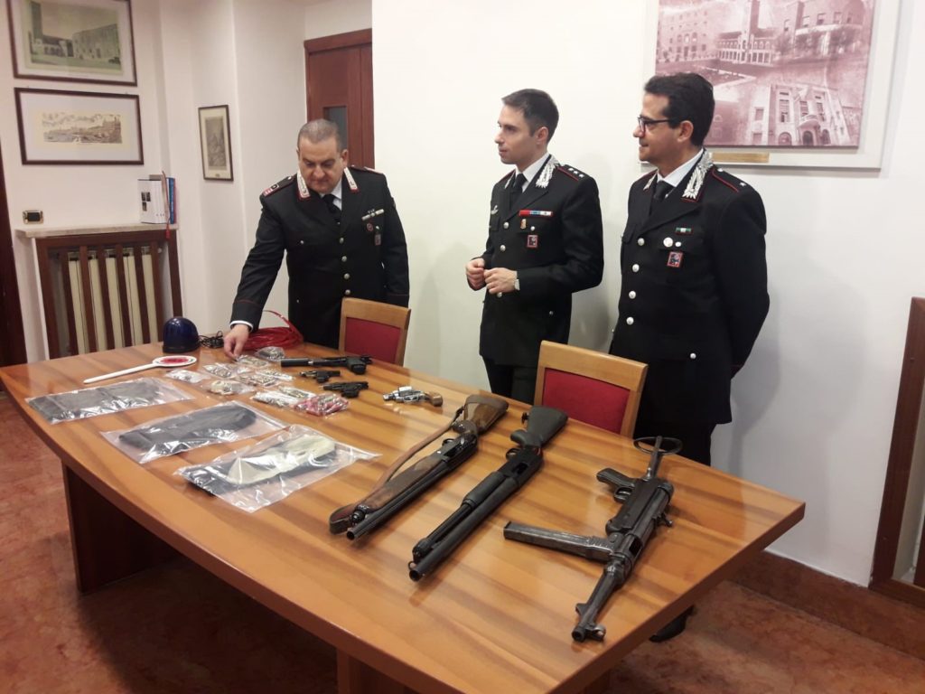 armi ritrovate a Terracina