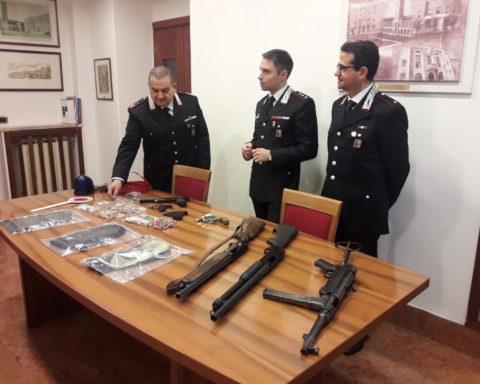 armi ritrovate a Terracina