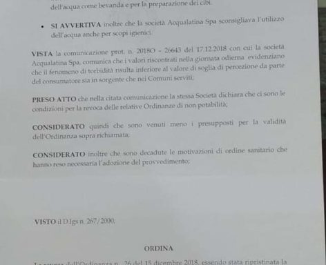 ordinanza