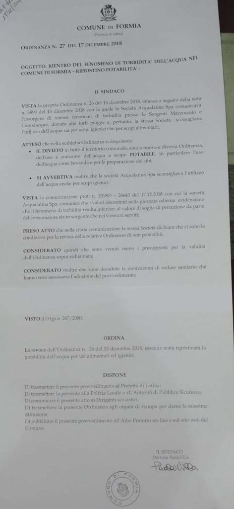 ordinanza