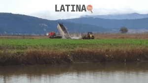 Spandimento compost a Pontinia