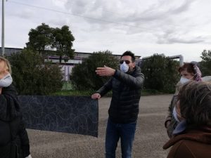 Alcuni manifestanti contro Sep
