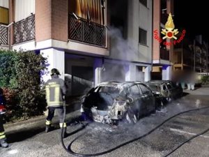 Incendio a Fondi 