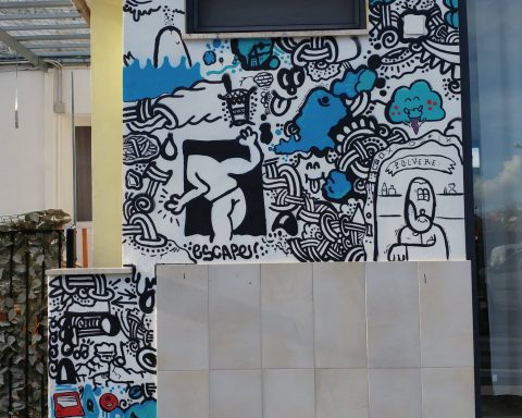 Murales acquedotto Latina