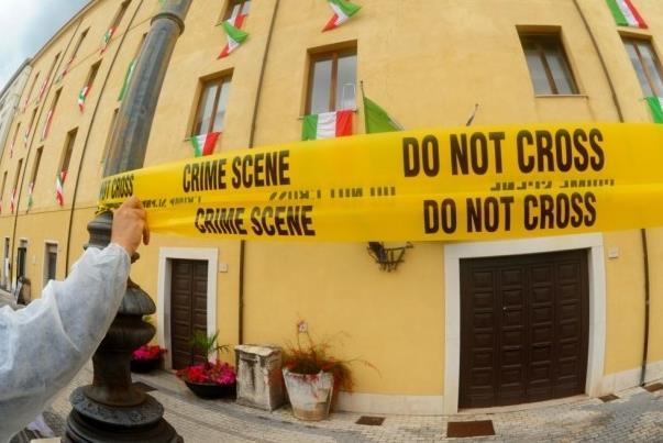 crime scene formia