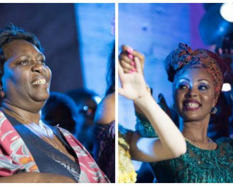 Marie Therese Mukamitsindo e la figlia Liliane Murakatete
