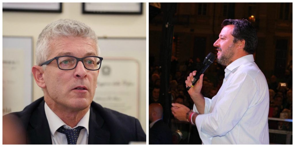 Nicola Morra e Matteo Salvini