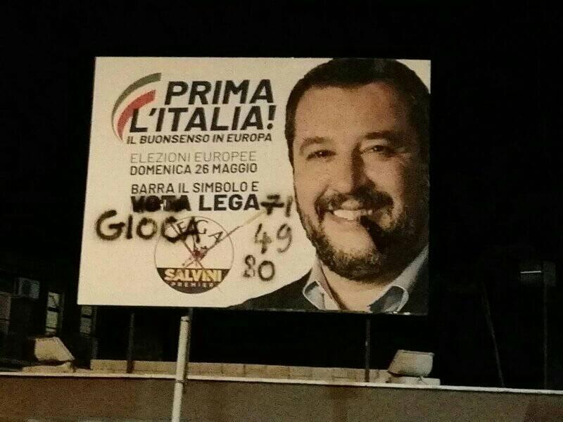 lega salvini cartello