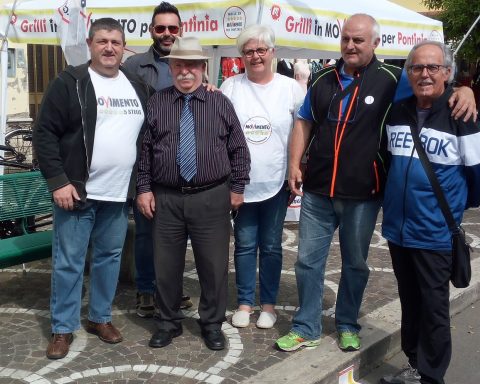 Gli attivisti del meetup di Pontinia
