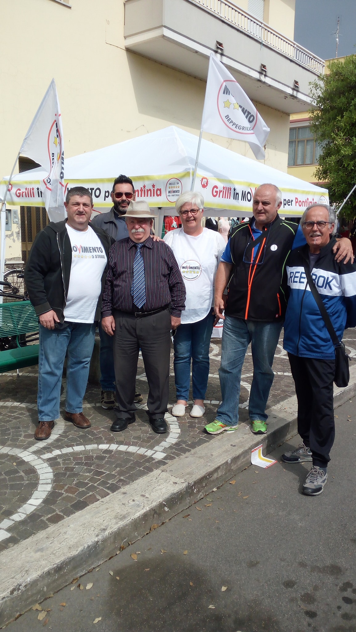 Gli attivisti del meetup di Pontinia