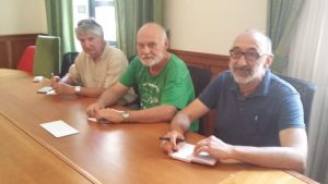 Teo Peppicelli, Gualtiero Alunni e Corrado Bisini
