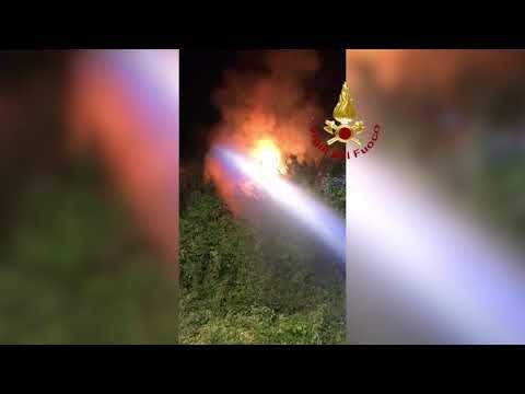 incendio sezze scalo