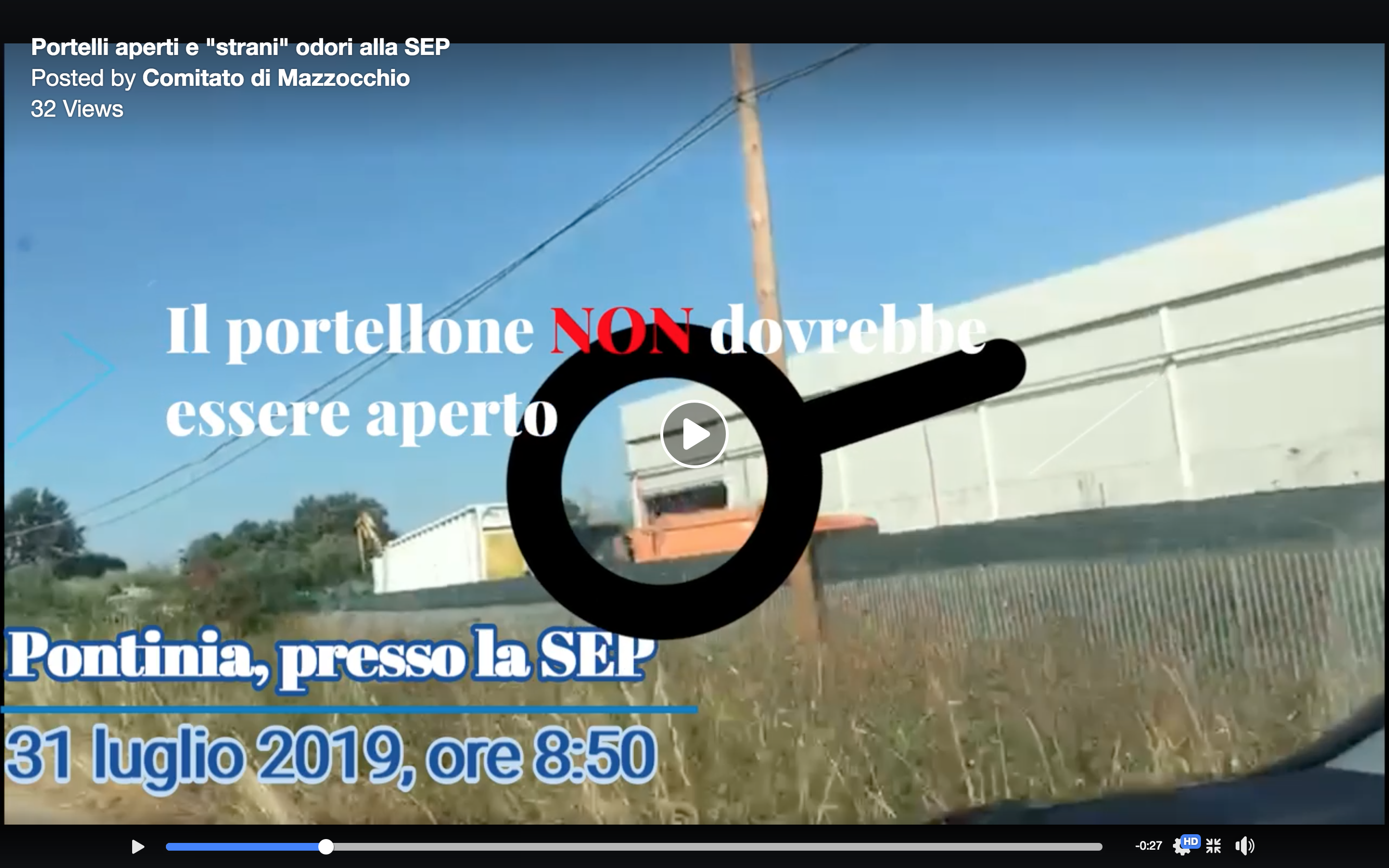portelloni aperti alla Sep