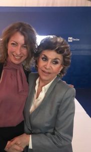 Floriana Bulfon con Franca Leosini