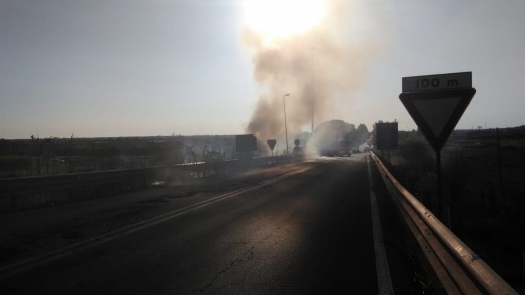 incendio sezze scalo 3