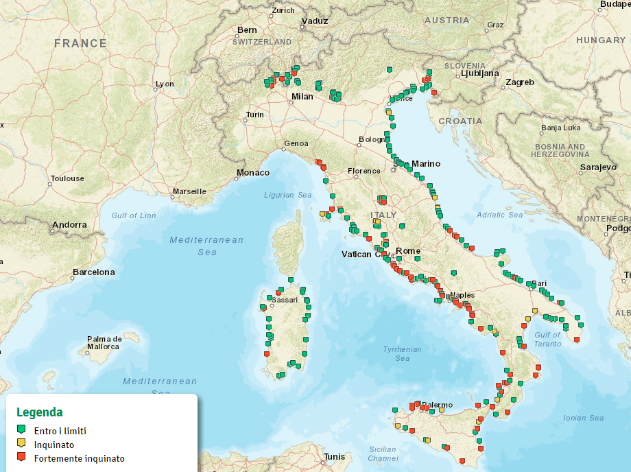 mappa di Goletta Verde