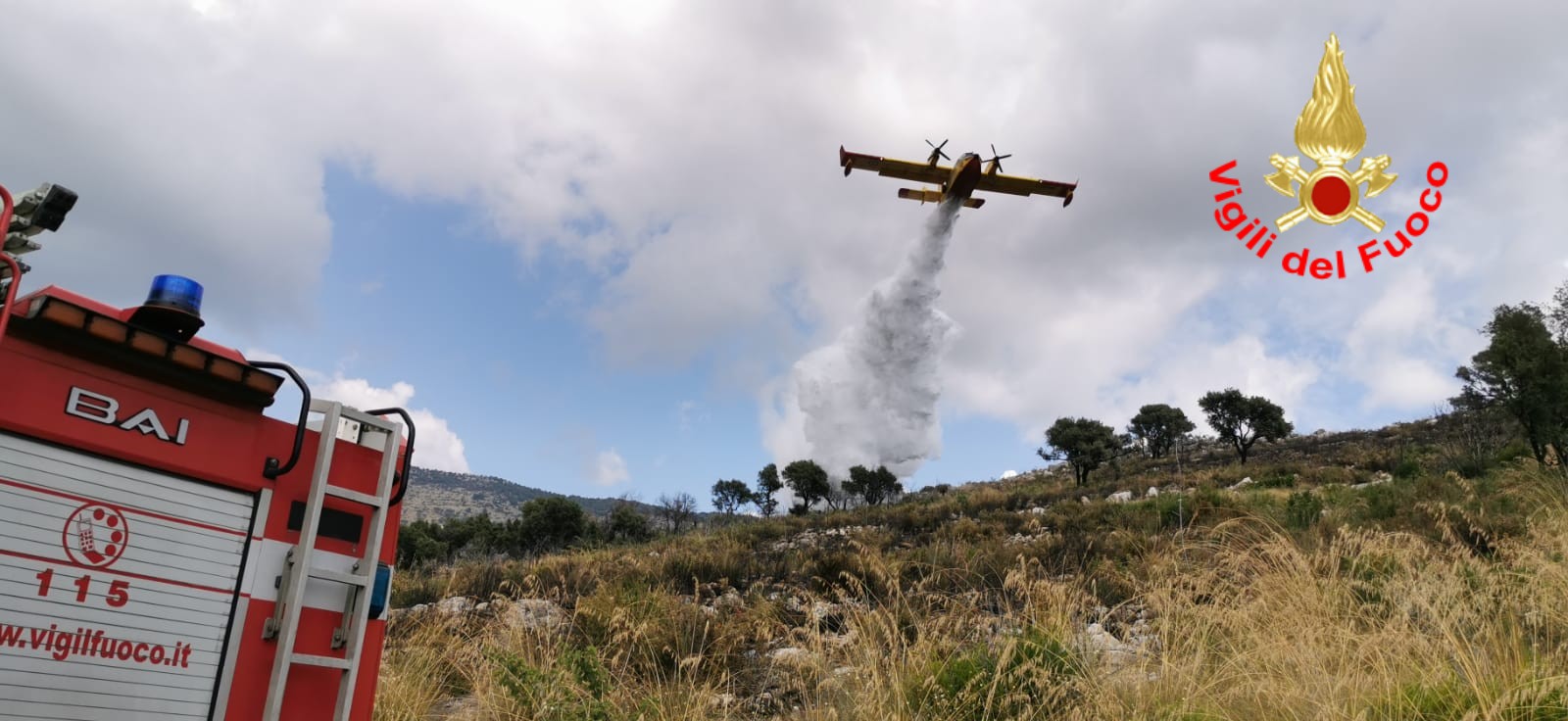 sonnino incendio