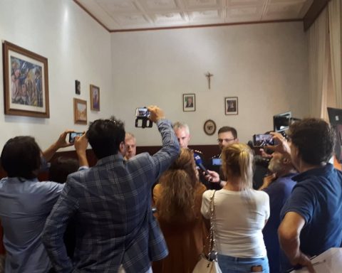 Conferenza stampa al Comando provinciale dei Carabinieri di Latina