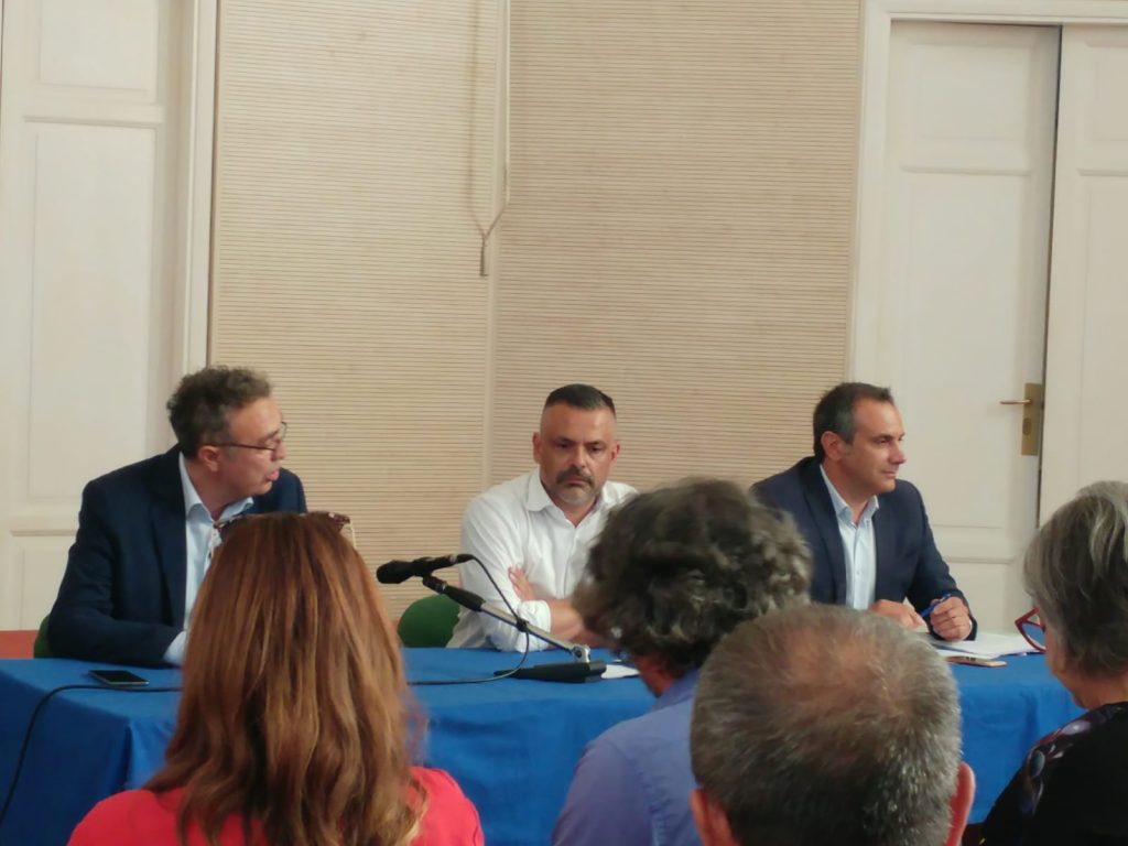 La conferenza stampa della Lega al Circolo Cittadino