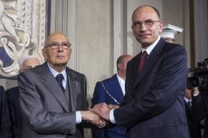 Napolitano e Letta