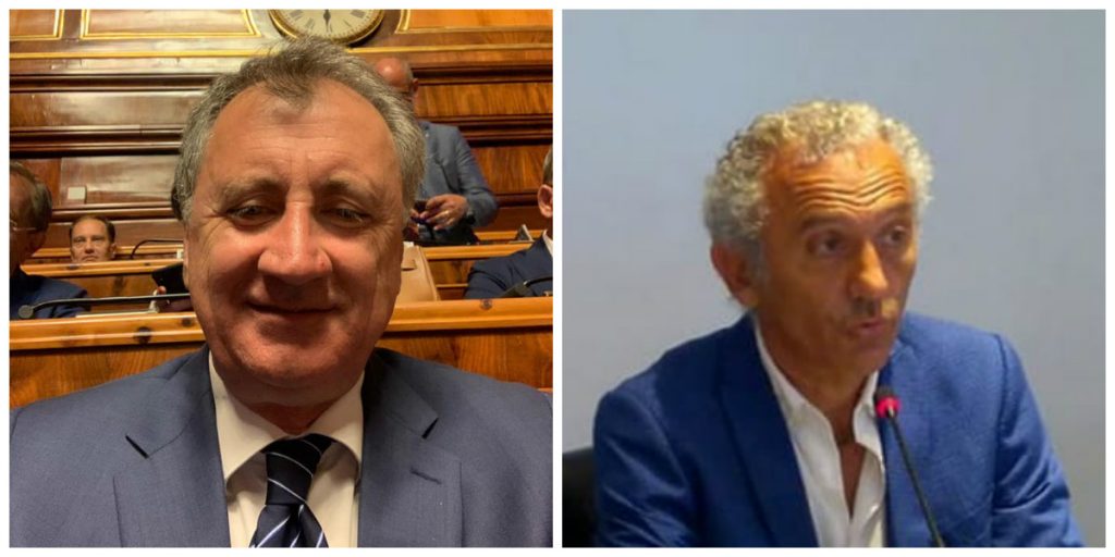 Nicola Calandrini e Damiano Coletta