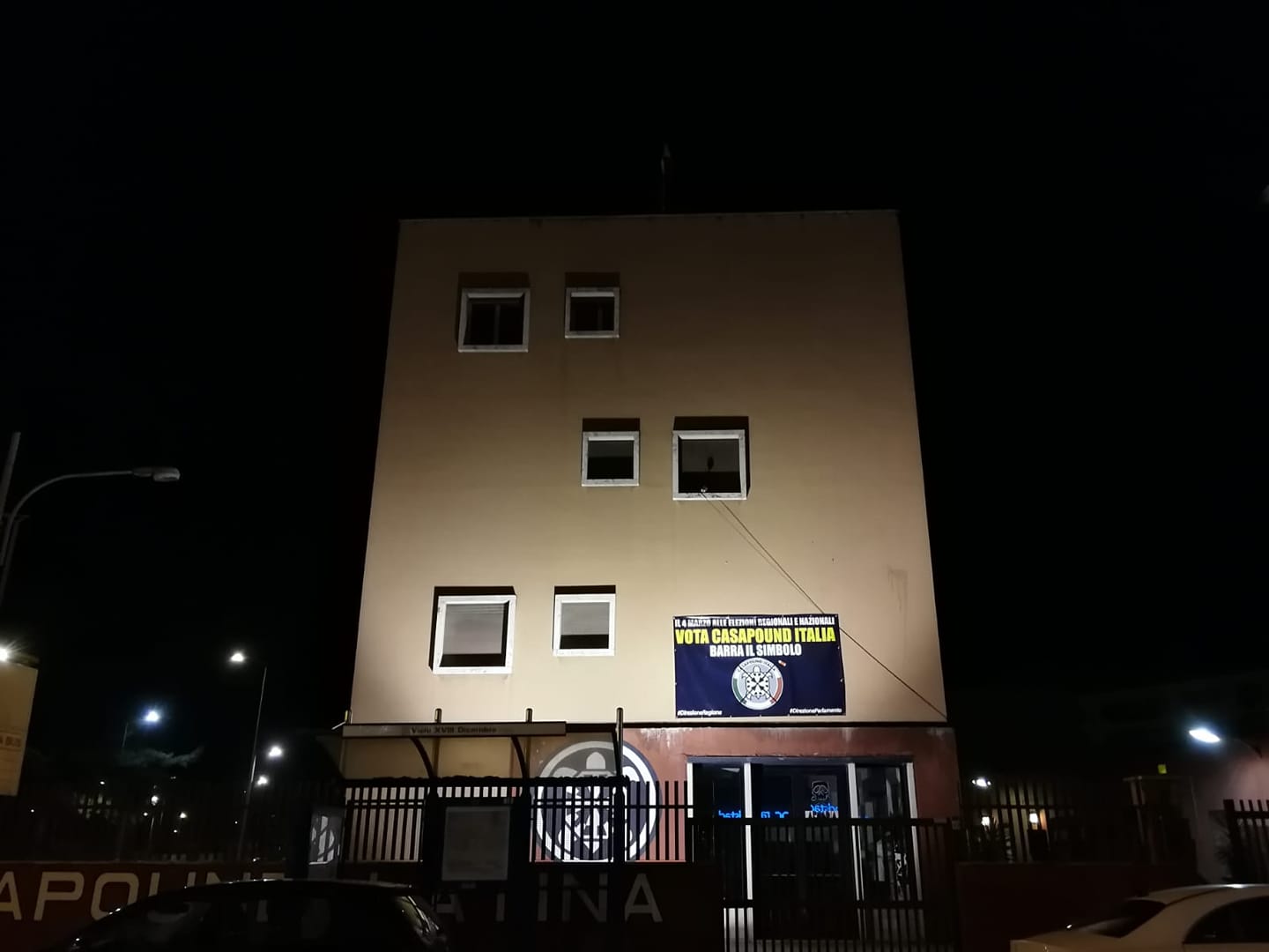 sede di Casapound a Latina