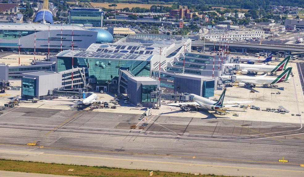 Aeroporto internazionale Leonardo da Vinci a Fiumicino di Roma