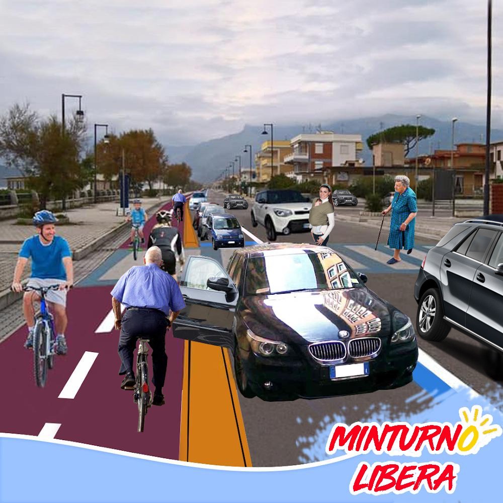 Lo scenario paradossale e caricaturale immaginato dagli attivisti di Minturno Libera