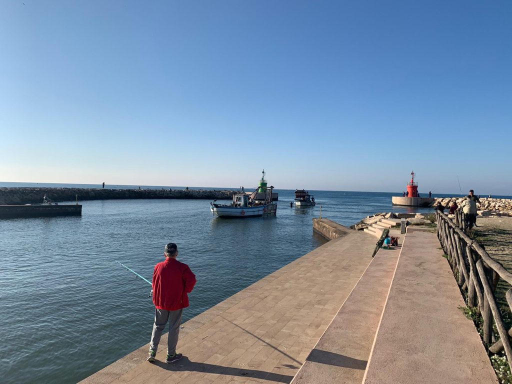 Barca arenata a Rio Martino (foto di Vinicio Sperati)
