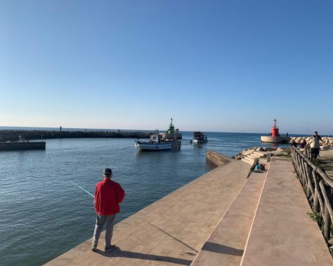 Barca arenata a Rio Martino (foto di Vinicio Sperati)
