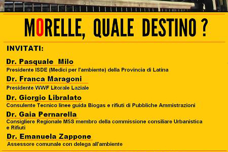 Convegno M5s sul compostaggio in località morelle a terracina