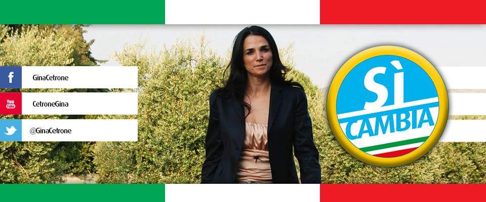 Gina Cetrone e la sua lista civica Sì Cambia che presentò alle Comunali di Terracina 2016