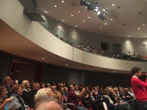 La sala gremita a Castano Primo