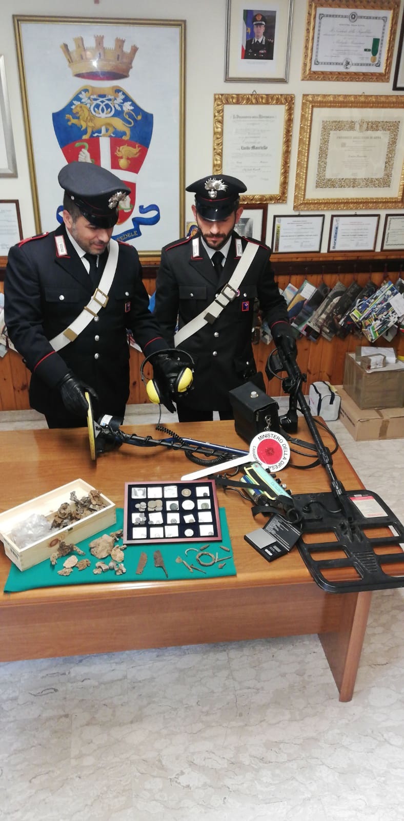 Reperti a Fondi