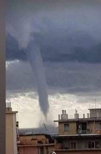 Tromba "marina" a Formia