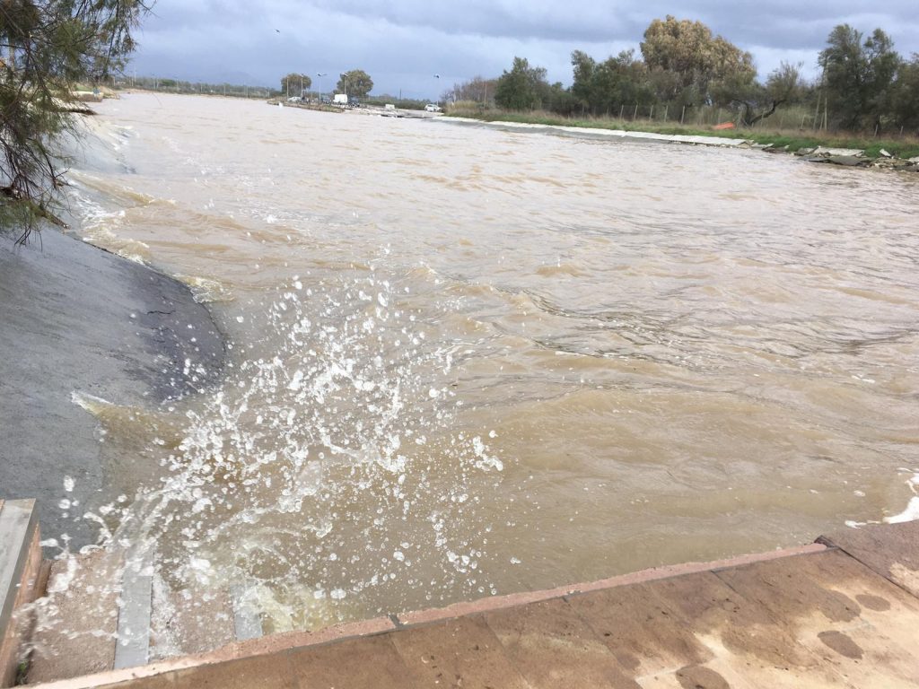 Foce di Rio Martino a rischio esondazione