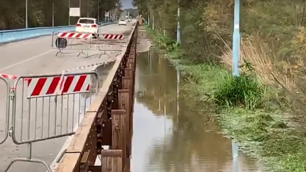 lago di fogliano esondato