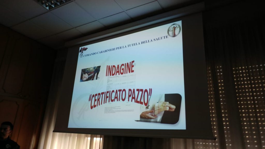 Indagine Certificato Pazzo