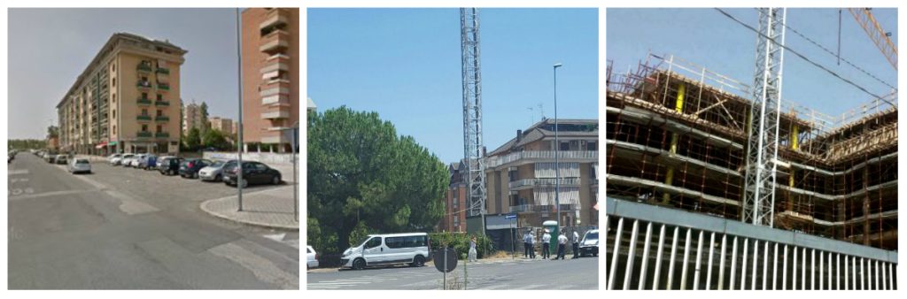 Le opere edilizie da demolire: Via Roccagorga, Via Quarto e Borgo Piave
