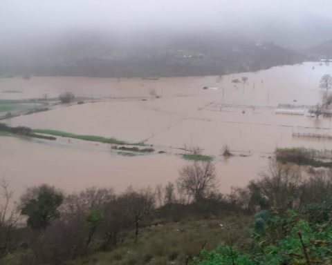 Lenola, quartiere Pantano allagato