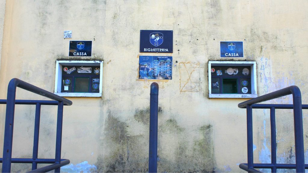 biglietteria stadio francioni latina