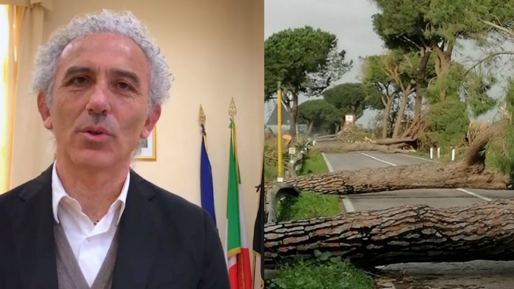 SINDACO DI LATINA COLETTA DICHIARAZIONI SUL MALTEMPO