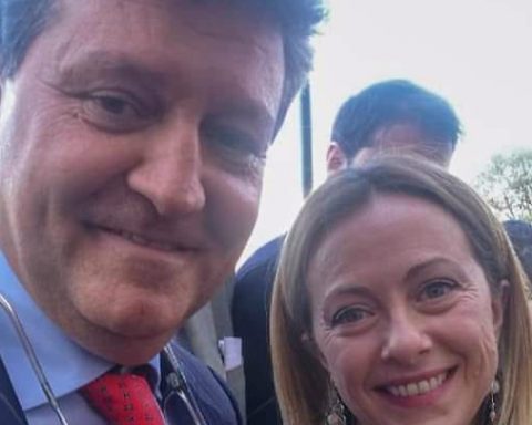 roberto rosso e giorgia meloni