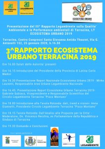 LOCANDINA ECOSISTEMA URBANO TERRACINA 2019